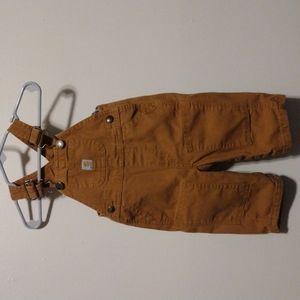 Carhartt bibs 6M